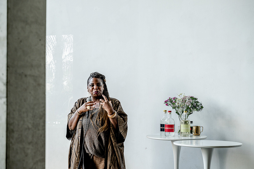 Zina Saro-Wiwas Illicit Gin Institute | Photo: Matthew Hansen