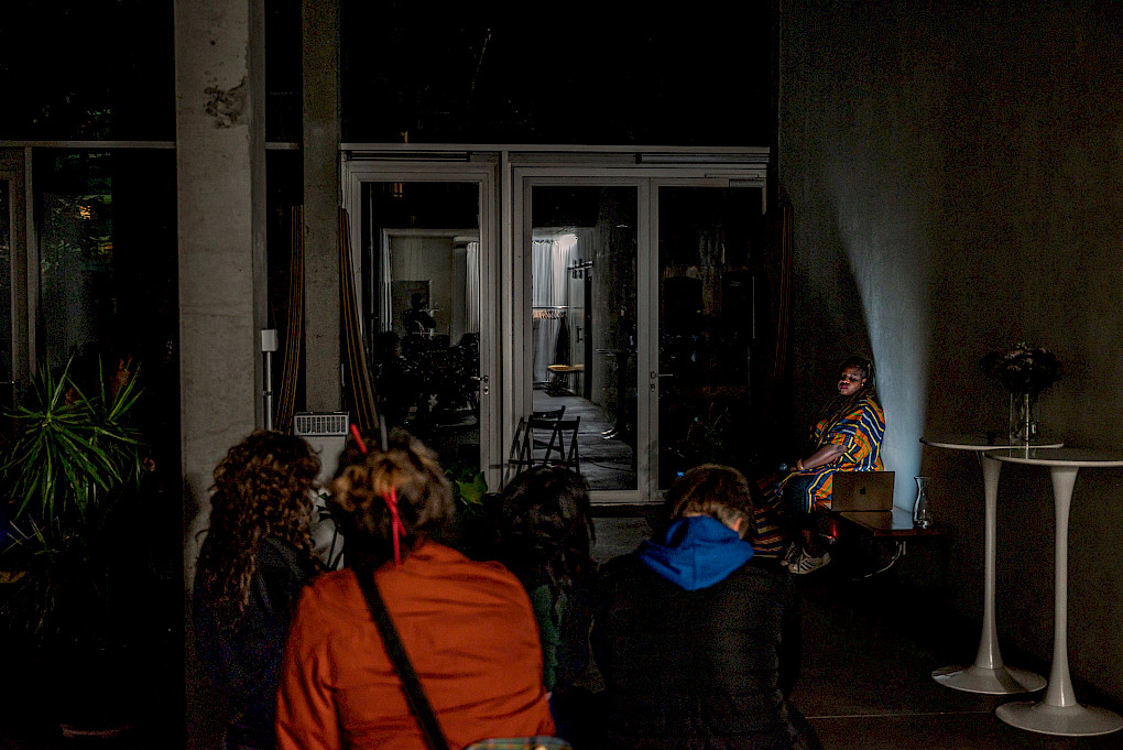 Listening Session with Zina Saro-Wiwa | Photo: Matthew Hansen