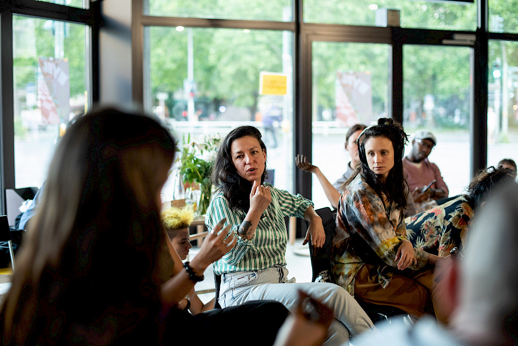 Präsentation im Austausch mit Maïa Beyrouti | Photo: Raisa Galofre