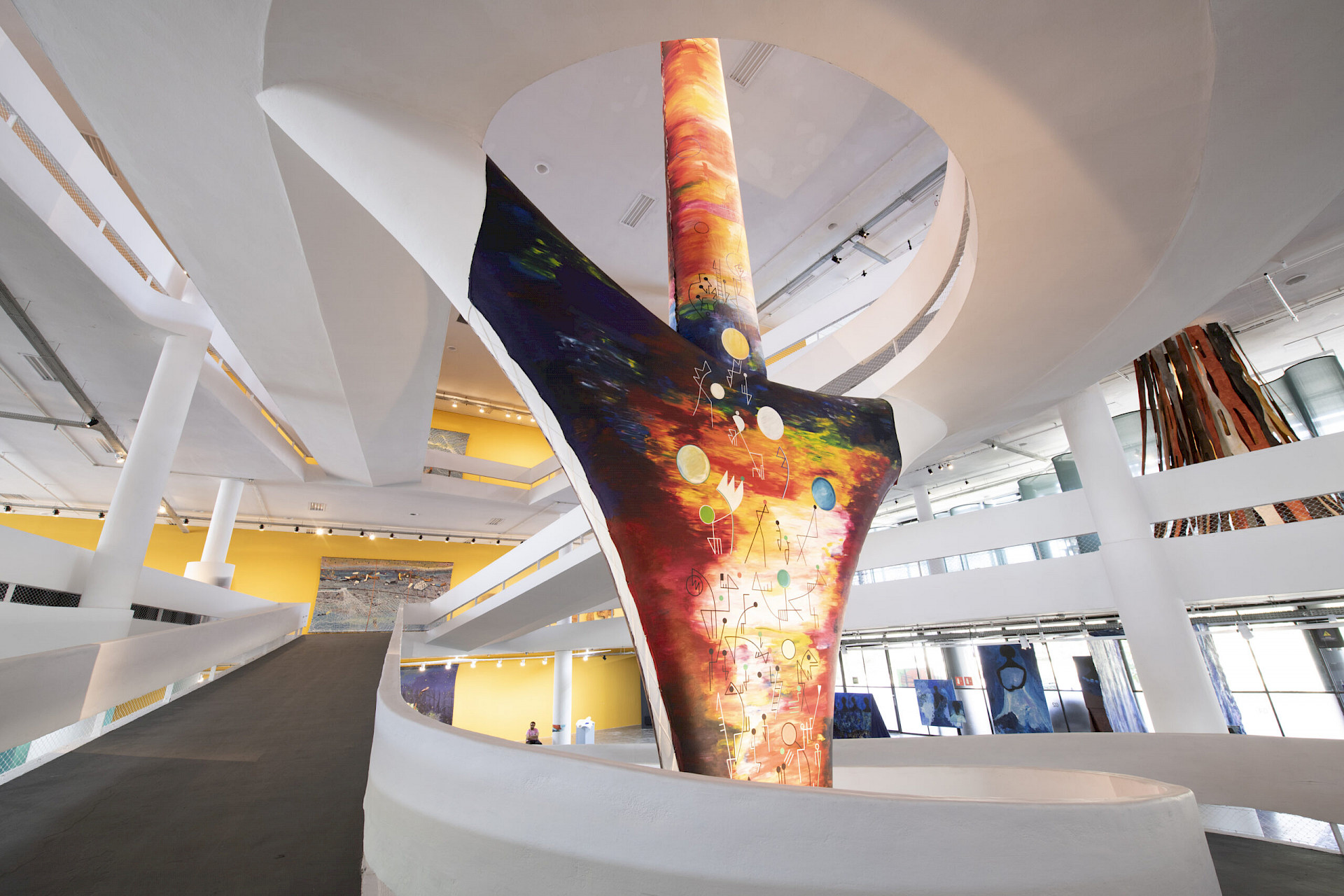 Installation view of Philosophies of Being, Perception, and Expressivity of Being, by Tanka Fonta, during the 36th Bienal de São Paulo © Levi Fanan / Fundação Bienal de São Paulo