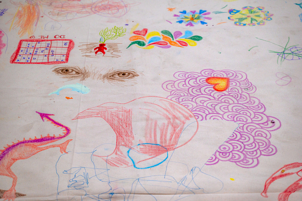 Social Mapping session at SAVVY Contemporary, Berlin, February 2026. Oscar Murillo, 2026. Courtesy the artist. Photo copyright: ©Matthew Hansen