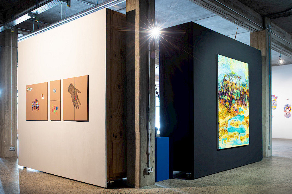 Ausstellungsansicht: Robson Marques, Renan Teles | Foto: Raisa Galofre