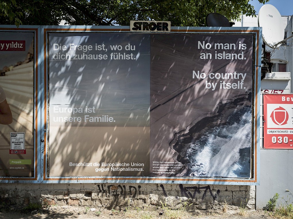 Wolfgang Tilmans: Protect the European Union (Installation in Public Space in Berlin). 2018 | Photo: Marvin Systermans